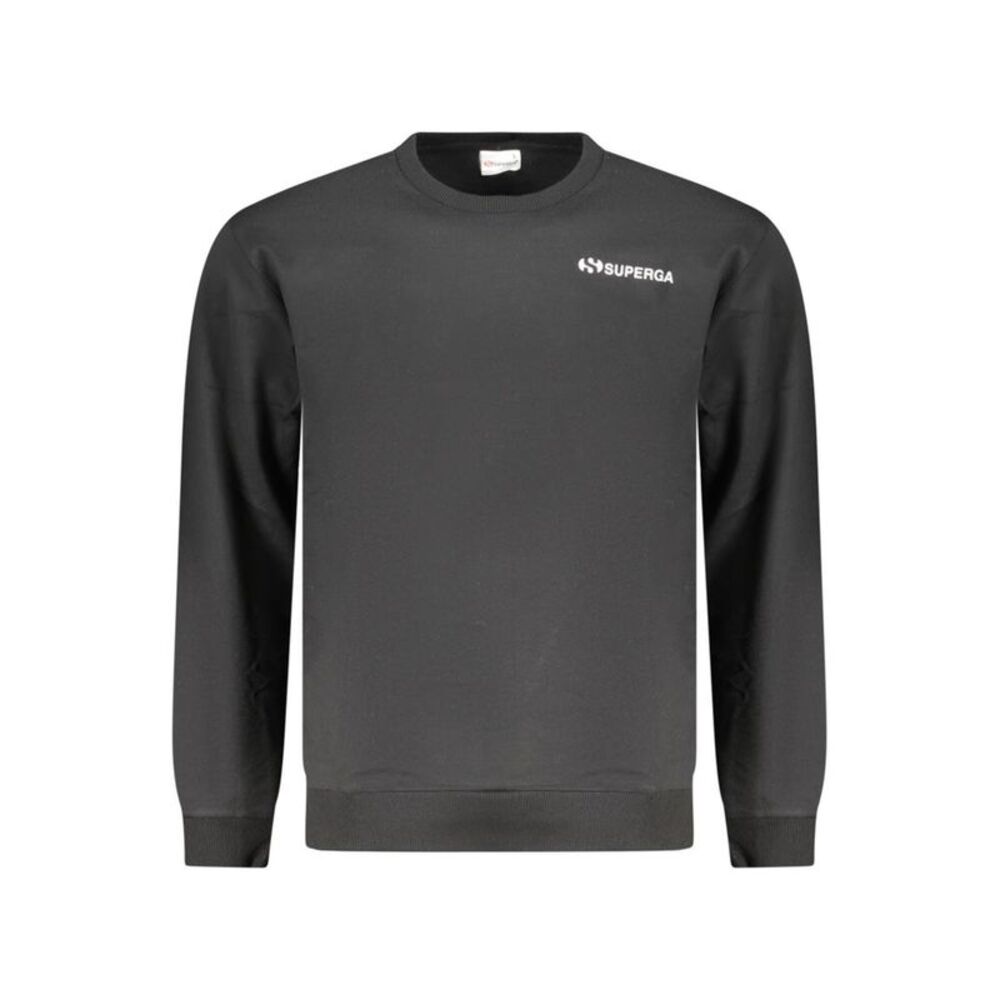 Superga Black Cotton Men's Men's Sweatshirt